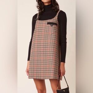 Tuckernuck Plaid Dress in Black and Brown